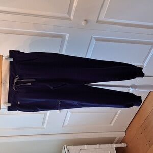 FIGS Womens Zamora Navy Medical/Nursing Scrub Stretch Jogger Pants S-M